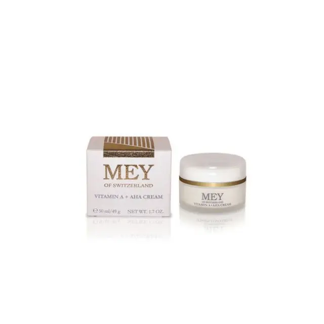 Mey | Vitamin A + AHA Cream Κρέμα Αντιγήρανσης για Ενυδάτωση, Ανανέωση, Μείωση Δυσχρωμιών | 50ml