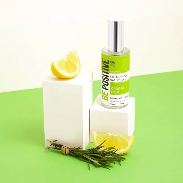 Acorelle Certified Organic BE POSITIVE ENERGY Eau de Parfum Citron - Βιολογικό άρωμα για τόνωση και ενέργεια, 50 ml 2