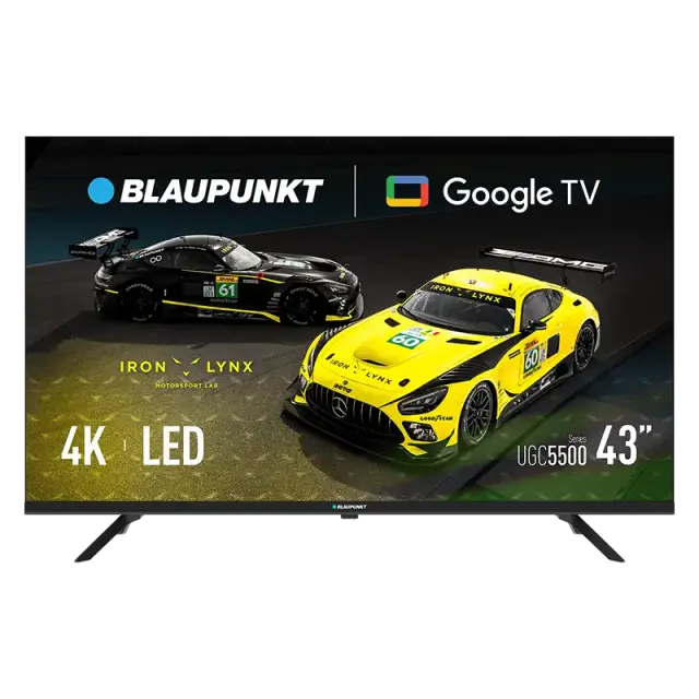 Blaupunkt 43UGC5500S Smart Τηλεόραση 43″ 4K Ultra HD DLED με Google TV & Dolby Audio