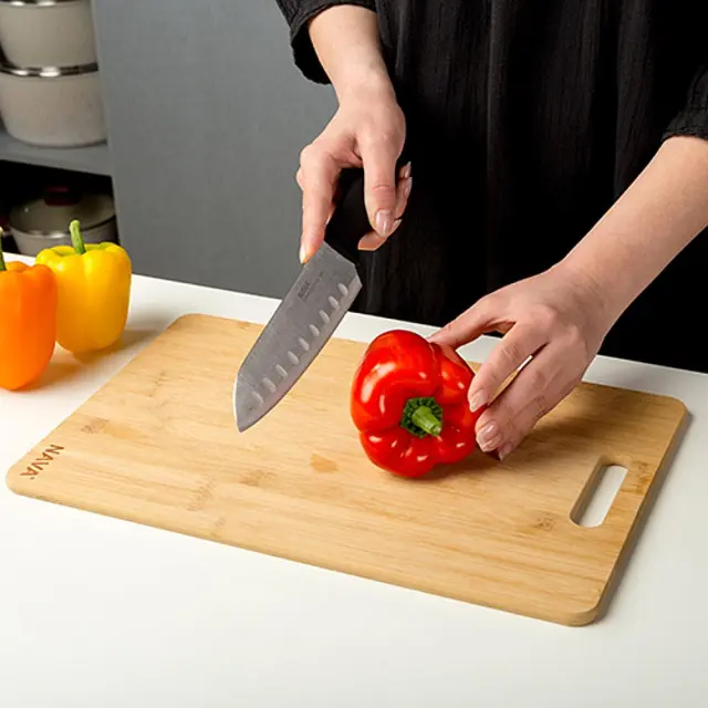 Μαχαίρι Santoku Ατσάλινο Aνοξείδωτο "Acer" 30cm 2