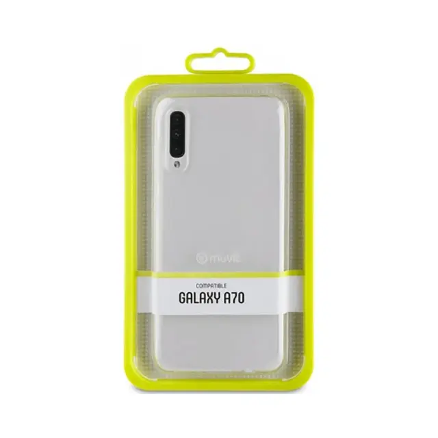 Θήκη Σιλικόνης Muvit Soft Case Samsung Galaxy A70 Διάφανη 2