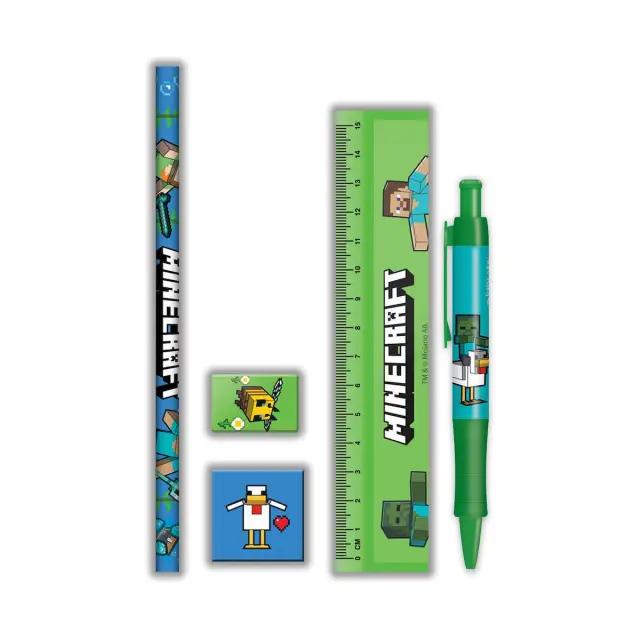 Pyramid Παιδικό σετ Γραφικής Ύλης / Stationery Set: Minecraft