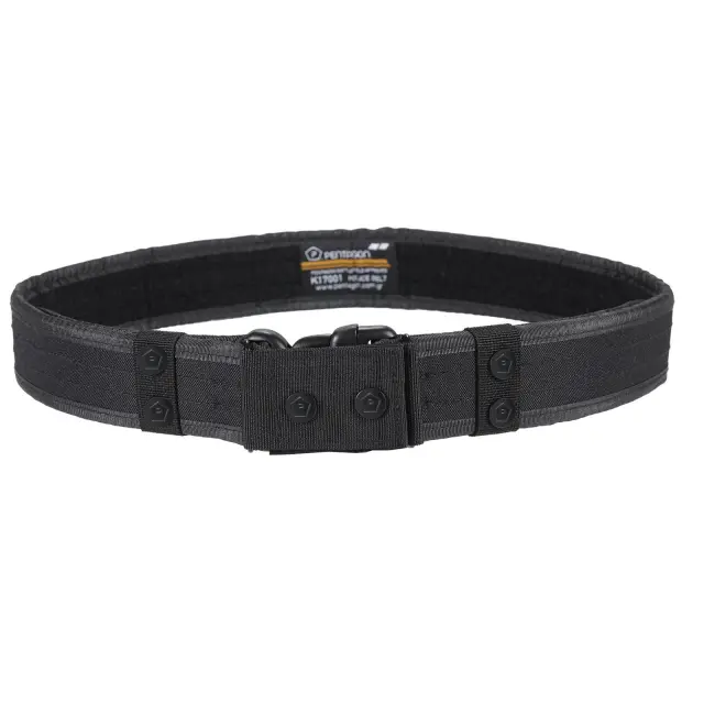 Pentagon Police Belt 2.0 - Αστυνομική Ζώνη Ασφαλείας - 01-Black-Μαύρο