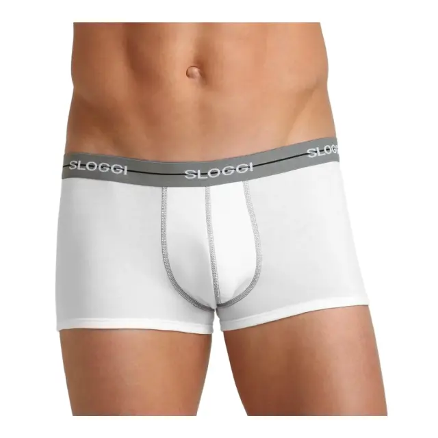 Sloggi Ανδρικό Boxer Start Hipster Box - Διπλό Πακέτο, Χρώμα Μαύρο-Λευκό - 2XL 2