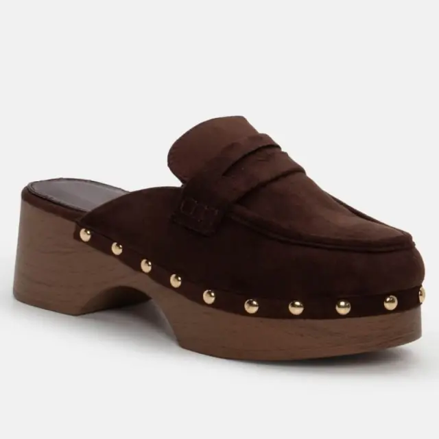 Μοκασινι Mules Ideal My Choice 9830 Καφε - 36 3