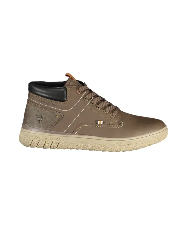 U.S. Polo Assn. - Ανδρικά Μποτάκια Eco-Leather PYRO001MGUT1-002 Καφέ