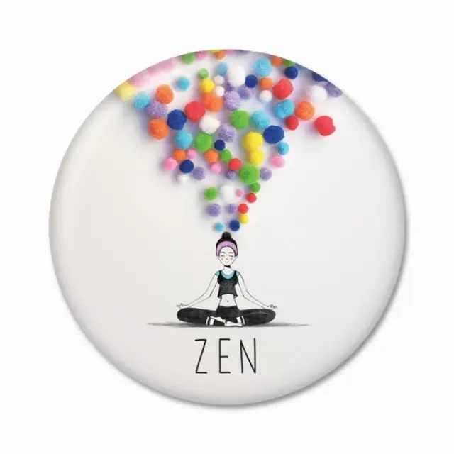 Thinkofme Μαγνητάκι μεγάλο (5,9cm): Zen