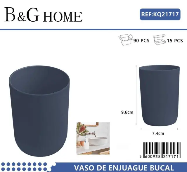 Θήκες οδοντόβουρτσας πλαστικές σε σετ 5Χ - Blue - 21717 2