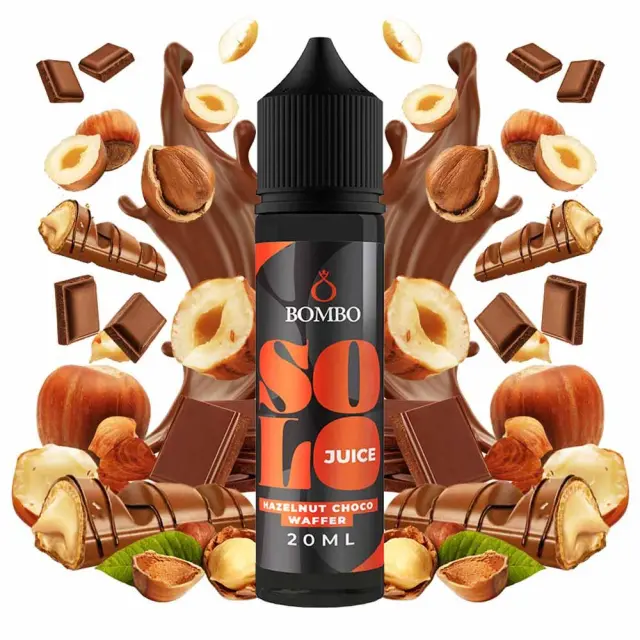Bombo Solo Juice Hazelnut Choco Waffer 15ml/60ml