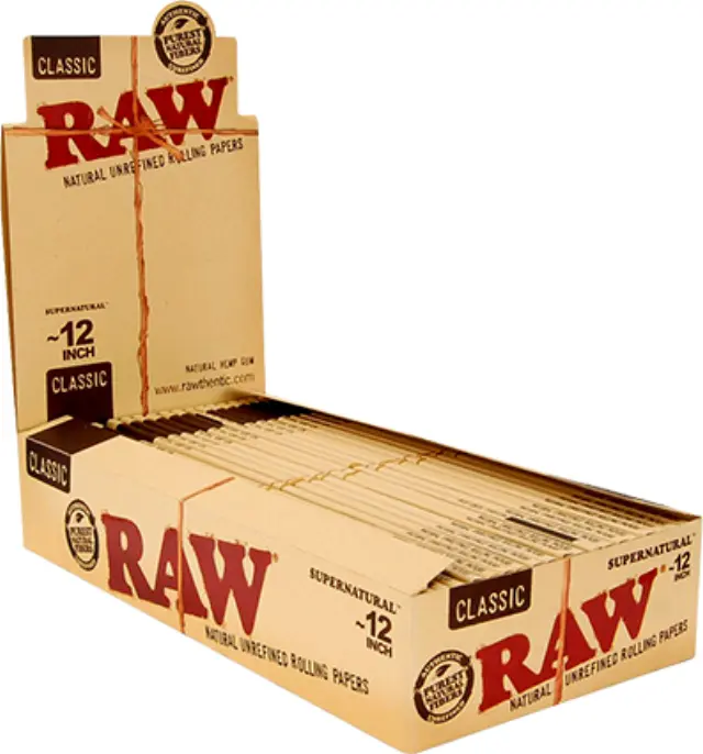 RAW Χαρτάκια Classic - Ακατέργαστο - SuperNatural 12 inches 20τεμ.
