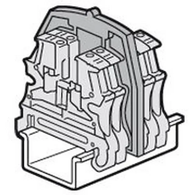 Separat./insulat. divider Viking 3 -screw connect-1entry/1outlet -pitch 5,6,8,10