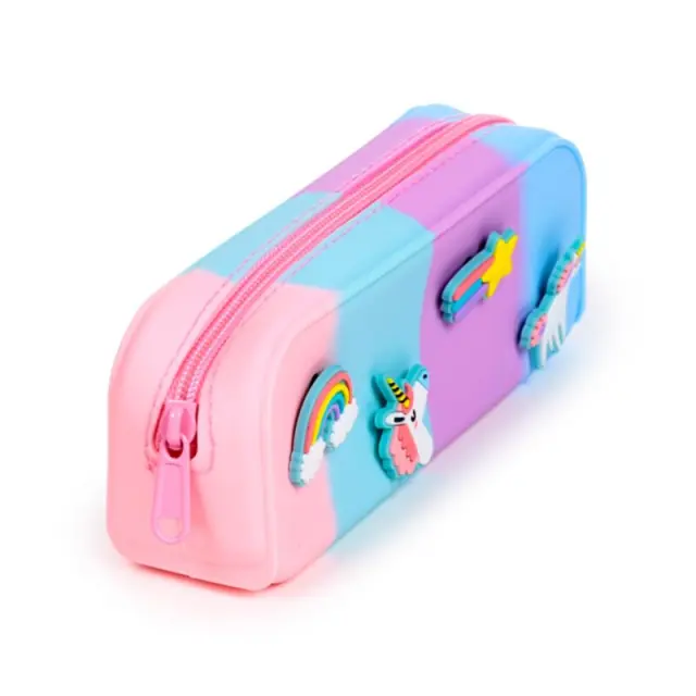 Puckator 3D Κασετίνα σιλικόνης / Silicone Pencil Case with Charms: Unicorn Magic 3
