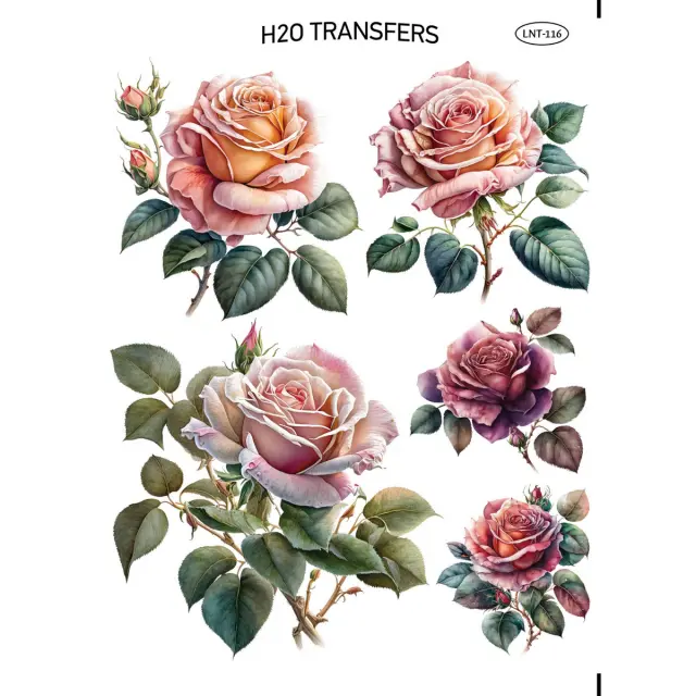 Χαρτί Easy Transfer, Τριαντάφυλλα, LNT-116, 25x35cm