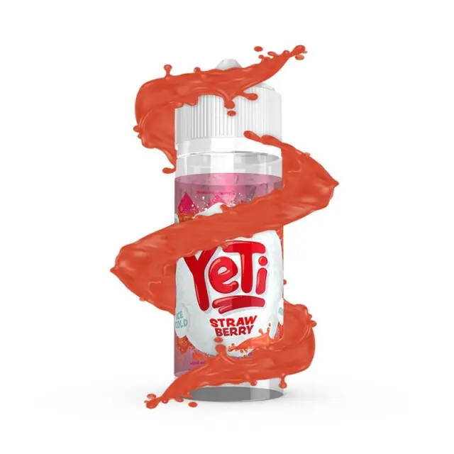 Yeti Iced Flavour Shot Strawberry 25ml/120ml