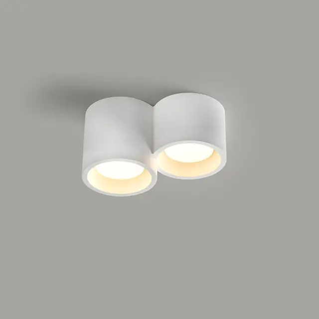 AcaLights ΓΥΨΙΝΟ 2 ΣΤΡΟΓΓΥΛA Φ/Σ ΟΡΟΦΗΣ ΦΥΣΙΚΟ 215*110*110 GENI 2*GX53 2