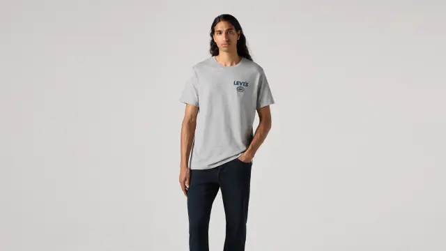 GRAPHIC CREWNECK TEE GREYS - COOLMAX SSNL HL LOGO Grey