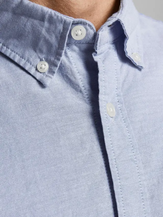JJEOXFORD SHIRT LS NOOS Cashmere Blue 2