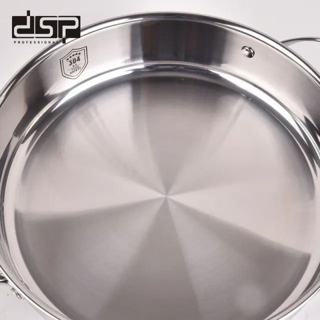 Τηγάνι ανοξείδωτο με καπάκι - 2.7L - CS001-C24 - DSP - 562519 2