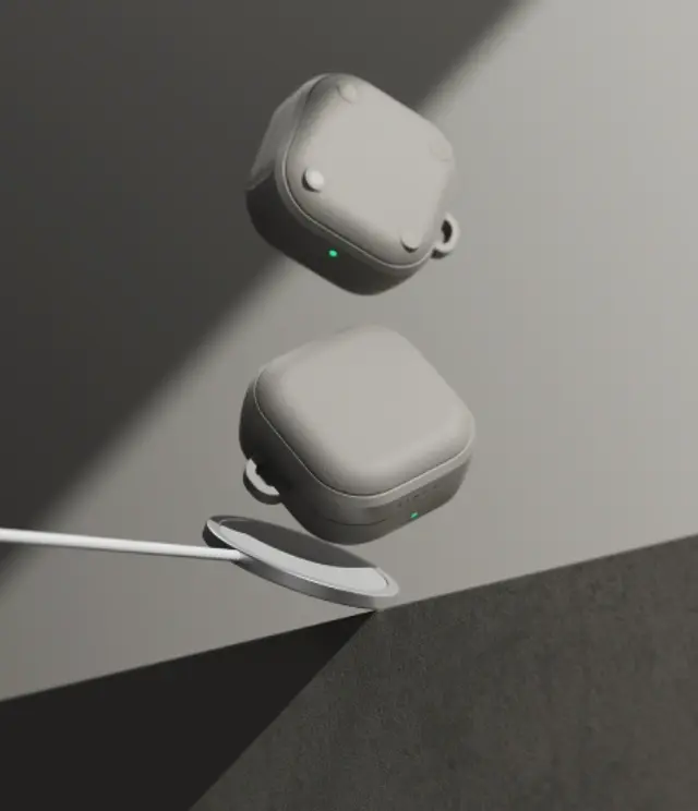 Ringke Onyx Magnetic Magsafe Samsung Galaxy Buds 4 / 4 Pro Warm Grey 2