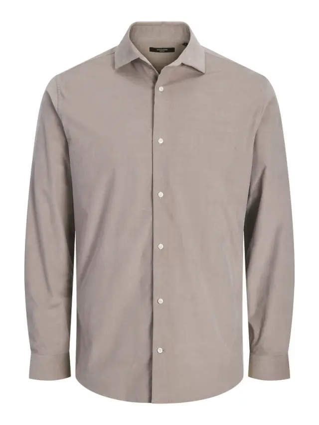JPRBLAPARKER CORDUROY L/S SHIRT BF - Moon Rock