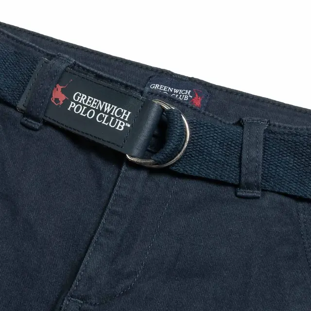 Παντελόνι chinos Greenwich Polo Club με ζώνη 2