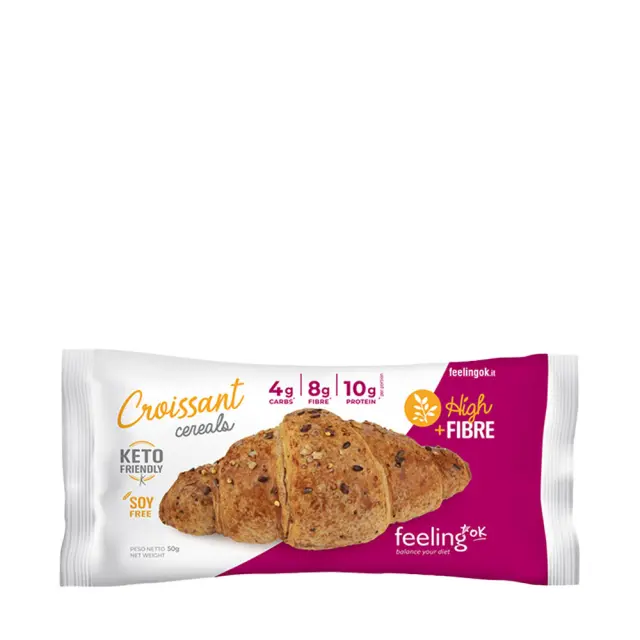 FeelingOK High Protein Croissant Salty-Cereals, 50 g