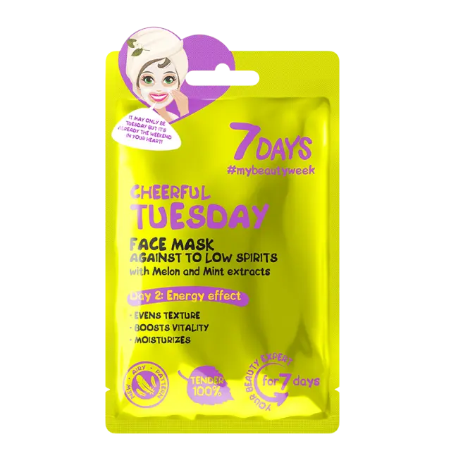 7 Days Cheerful Tuesday Sheet Mask 28gr