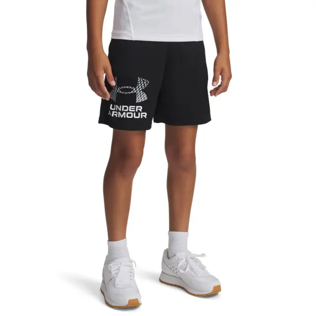 Under Armour Tech Logo ΠΑΙΔΙΚΗ ΒΕΡΜΟΥΔΑ (1383333-001) - Μαύρο-Γκρί