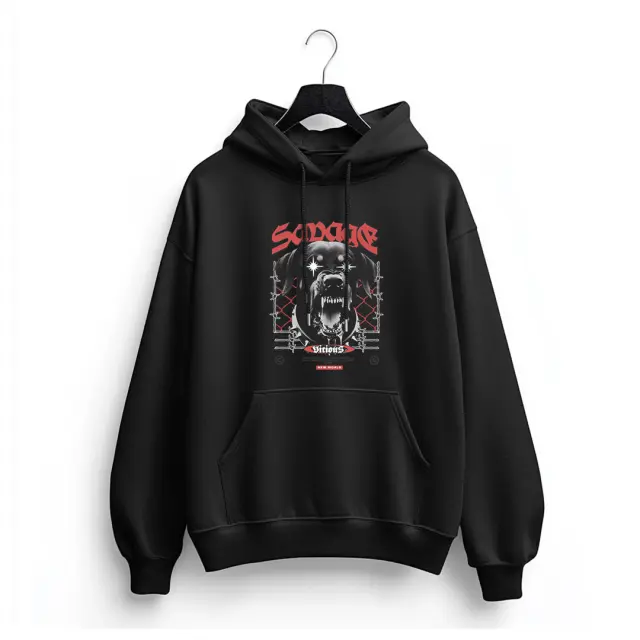 Φούτερ Noshame® Μαύρο με τύπωμα - 3025031 - XXL