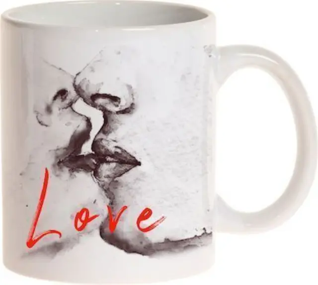 Κούπα Αγίου Βαλεντίνου love & kiss 325ml (κωδ. 2433)