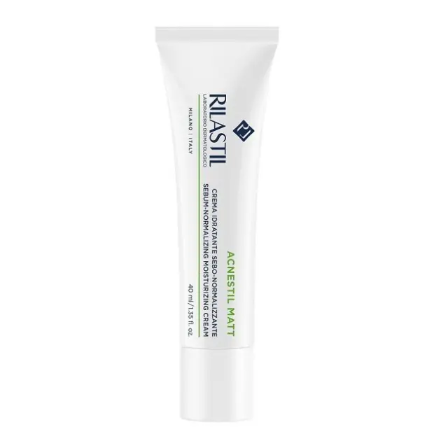 Rilastil Acnestil Mat Attiva Cream Ενυδατική Σμηγματορυθμιστική Κρέμα, 40ml