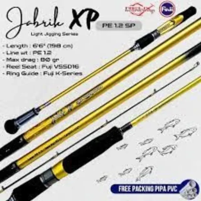 Relix Nusantara Jabrik XP – Light Jigging Series - SP PE1.2 MAX JIG 80Gr