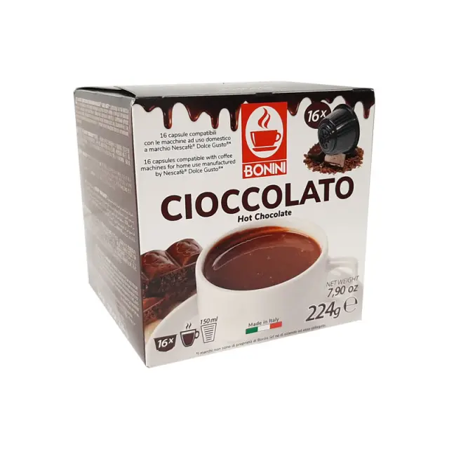 Tiziano Bonini Σοκολάτα συμβατές κάψουλες Dolce Gusto * - 16 τεμ.