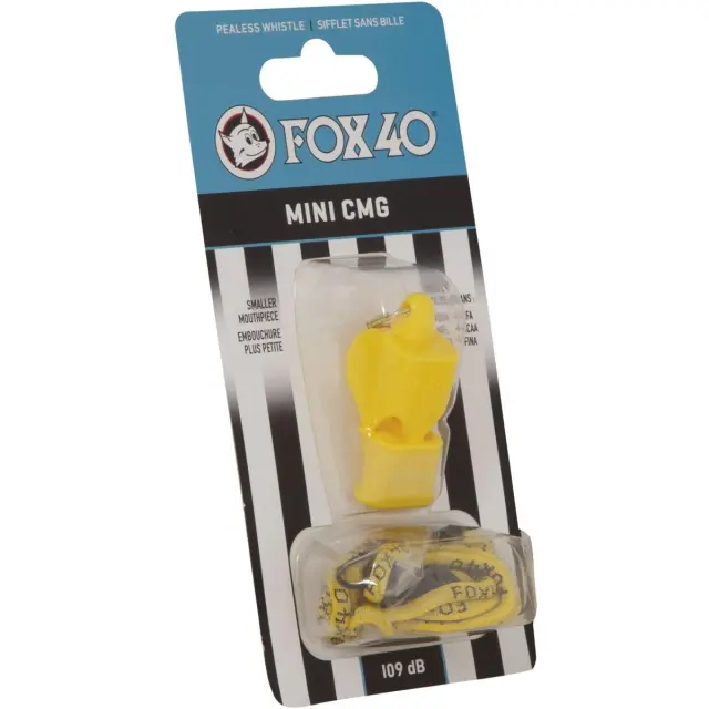 Σφυρίχτρα FOX40 MINI CMG OFFICIAL Κίτρινη 3