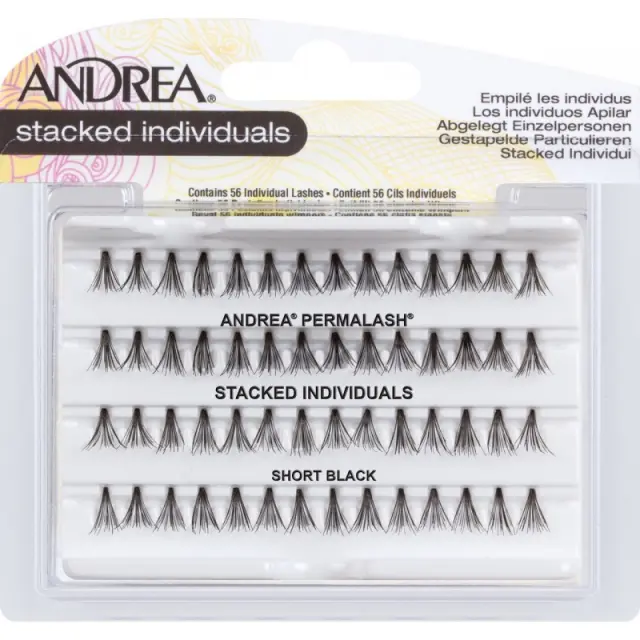 Andrea Stacked Individual Short False Lashes 8ml | Απόχρωση Dramatic Volume