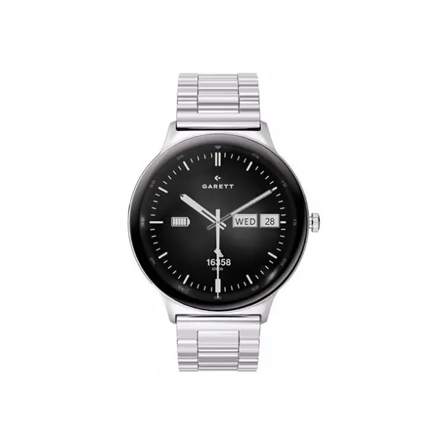 Garett Quantum 43mm Silver Steel