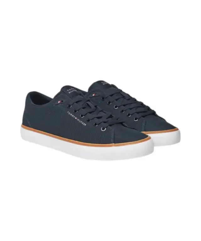 Tommy Hilfiger - Ανδρικά Sneakers Th CHi Vulc Core Low Ii Mesh FM0FM05513-DW5 Μπλε Σκούρο - 40 2