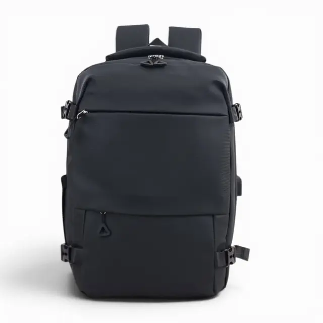 Σακίδιο Πλάτης Ταξιδίου PLAYFULBAGS PS2424 40×30×20cm 25L Laptop 15.6” Αδιάβροχο - Μαύρο 2