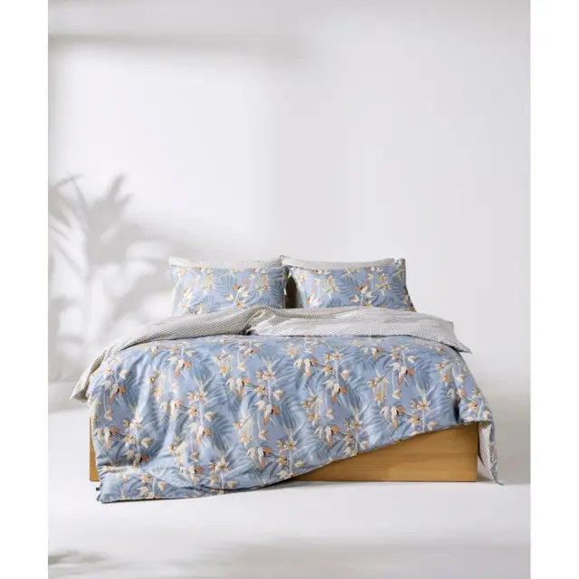 Σετ Σεντόνια Υπέρδιπλα 4 Τεμαχίων Kentia Sumela 32 Blue-Beige-Green-Yellow 240x270
