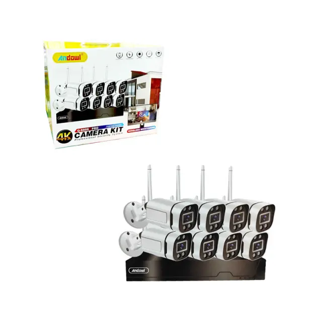 Andowl Ολοκληρωμένο Σύστημα CCTV με 8 Κάμερες 4K Q-S888 PRO - Camera Kit 075748