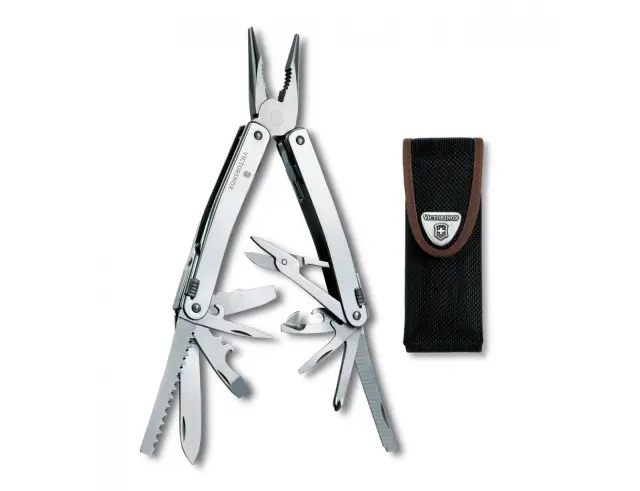 Ελβετικό Πολυεργαλείο Victorinox Tool Spirit X με θήκη, 24 λειτουργίες και μήκος 10.5cm - Silver 3.0224.N 2