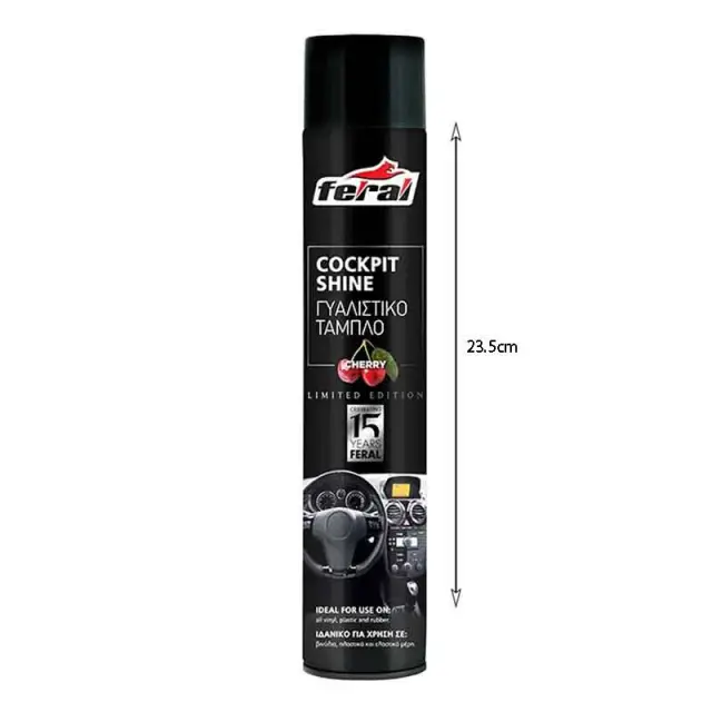 Feral Γυαλιστικό Ταμπλό Cherry 500ml - Cockpit Shine 18553 2