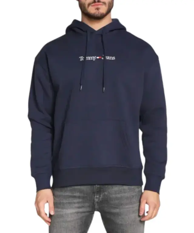 Tommy Hilfiger - Ανδρικό Φούτερ Hoodie Reg Linear Regular Fit DM0DM15013-C87 Μπλε Σκούρο 2