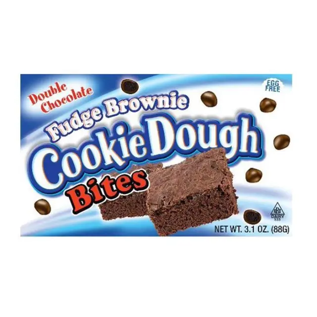 Just The Dough Cookie Dough Double Chocolate Fudge Brownie Bites 88gr (ΠΡΟΣΟΧΗ! Λιώνει!)