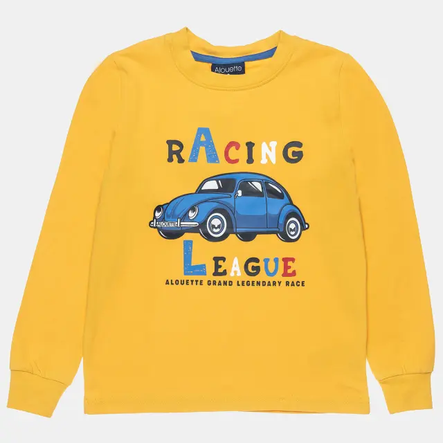 Μπλούζα με τύπωμα Racing league