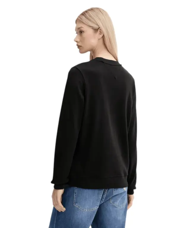 Tommy Hilfiger - Γυναικείο Φούτερ Essential Regular Fit DW0DW20942-BDS Μαύρο 2
