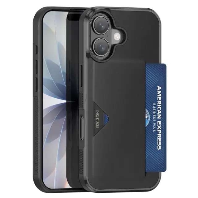 Θήκη TPU PU & PC Dux Ducis Apple iPhone 17 Pocard Μαύρο N69704