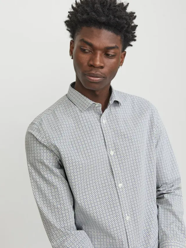 JPRBLABLACKPOOL STRETCH SHIRT LS SS24 SN troposphere 3