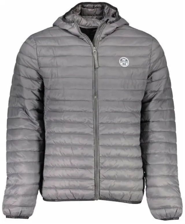 North Sails - Ανδρικό Χειμωνιάτικο Μπουφάν Puffer 901175-000-0952 Γκρι