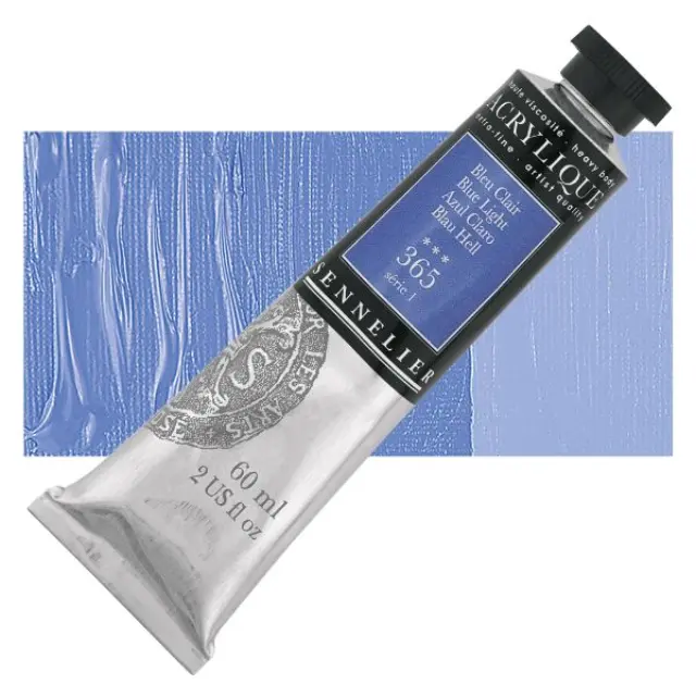 Ακρυλικό Sennelier Extra Fine - 365 Blue Light S1 - 60ml